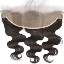 Load image into Gallery viewer, 13x4 Swiss Lace Frontal 100% Human Hair Virgin Body Wave Hair Frontals