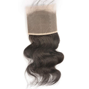 13x4 Swiss Lace Frontal 100% Human Hair Virgin Body Wave Hair Frontals
