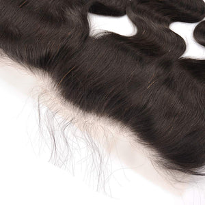13x4 Swiss Lace Frontal 100% Human Hair Virgin Body Wave Hair Frontals