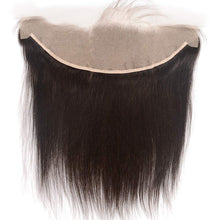 Load image into Gallery viewer, 13x4 Swiss Lace Frontal 100% Human Hair Virgin Straight Hair