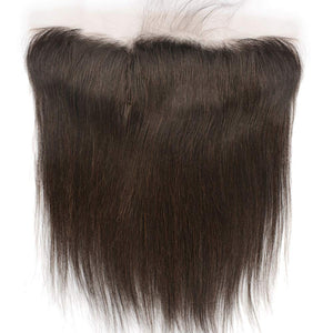 13x4 Swiss Lace Frontal 100% Human Hair Virgin Straight Hair