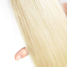Load image into Gallery viewer, #613 Blonde Hair 4×4 Lace Closure with 3 Bundles 100% Brazilian Remy Human Hair Weave - Jilly Hair