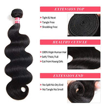 Load image into Gallery viewer, Body Wave Virgin Hair 3 Bundles with Free Closure Free Shipping - Jilly Hair
